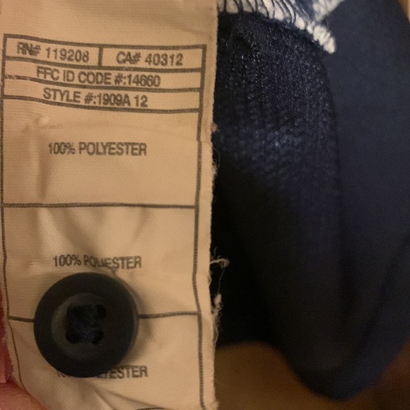 Adidas Large Navy & White Polo - Picture 9 of 9